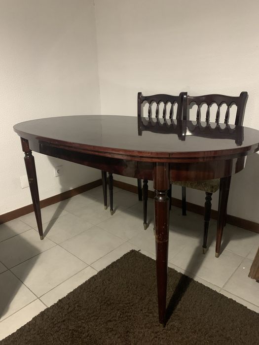 Mesa jantar extensivel 4 a 8 lugares