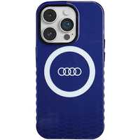 Etui Ochronne Audi IML Big Logo MagSafe iPhone 14 Pro 6.1" Niebieskie