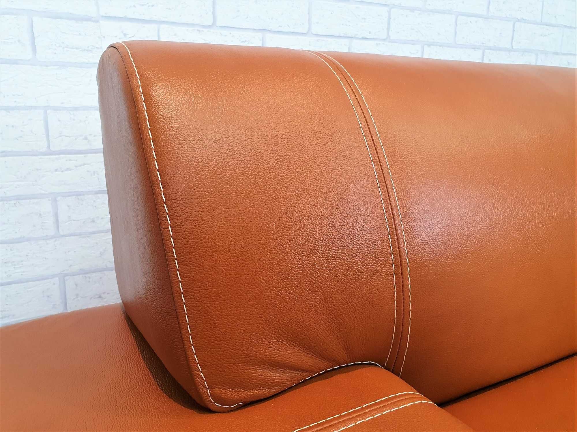 Sofa 3os + fotel ze SKÓRY zestaw skórzany 3+1 skóra naturalna 220cm