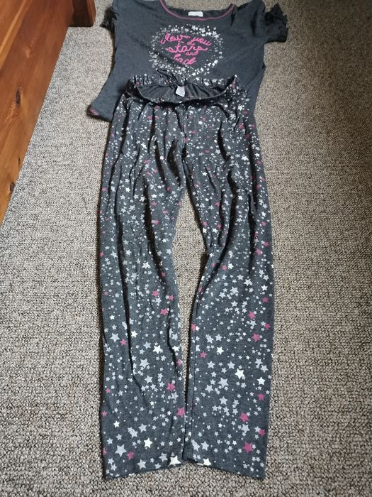 Piżama damska dziewczęca z metki 12-14 M/L bawełna