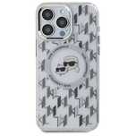 Etui Karl Lagerfeld IML Monogram Karl & Choupette Head MagSafe na iPho