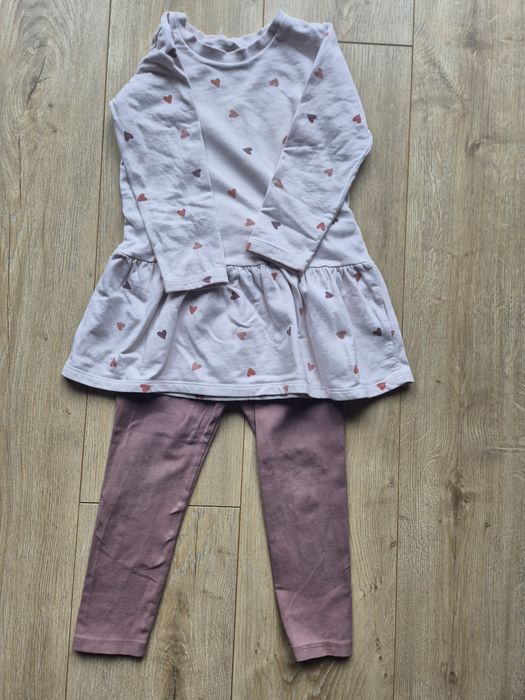 Komplet tunika + legginsy  H&M 98