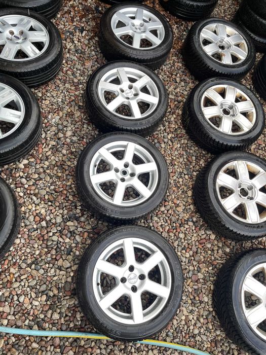 Alufelgi Koła Zimowe 4x108 16" + Opony Zimowe 195/55R16