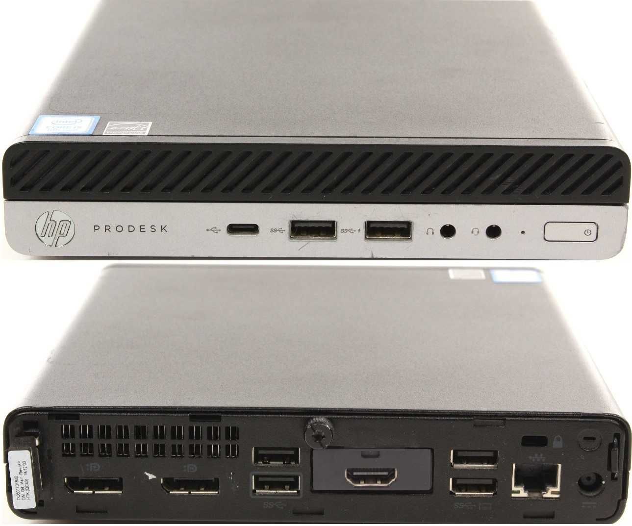 Микро HP ProDesk 600 G4 mini 35W (i7-8700T/8GB DDR4/Wi-Fi/2шт m.2/WIN)