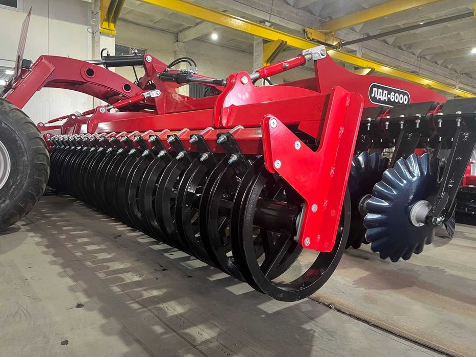 Лущильник дисковий причіпний 6,0 м демпфер диск хвилястий коток STS