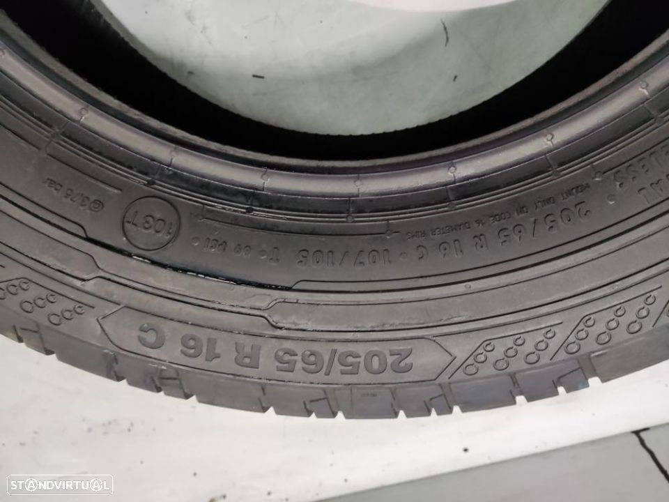 2 pneus semi novos 205-65r16c continental - oferta dos portes