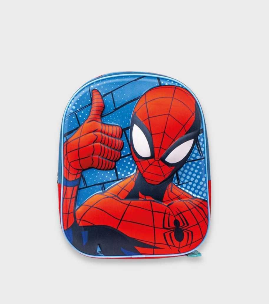 Дошкольный детский  рюкзак 3Д Спайдермен Человек Паук  31  см 3-6 лет
