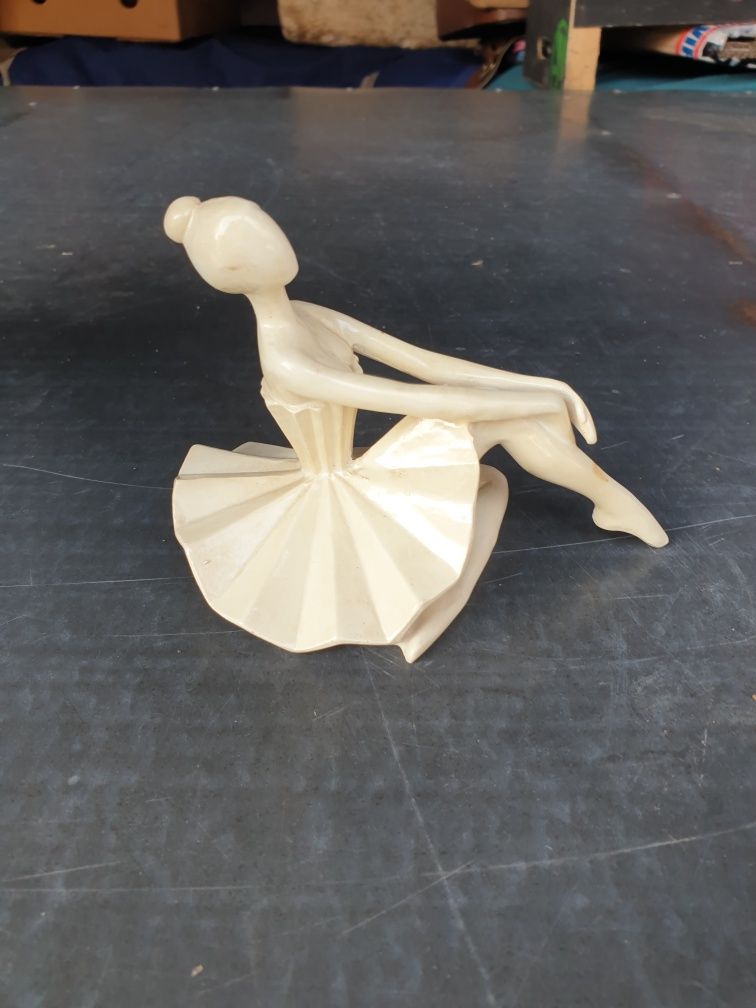 Pigmejka Figurka Baletnica bakelit? Art Deco?
