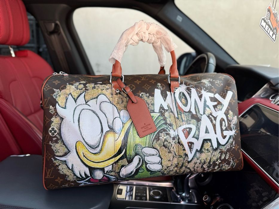 Сумка Louis Vuitton keepall дорожная мужская унисекс ручная
