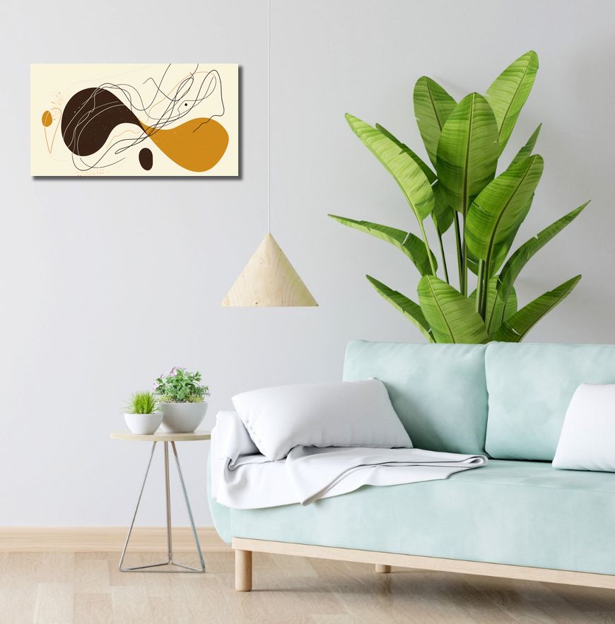 Obraz 60x30cm Symfonia Linii i Kształtów
