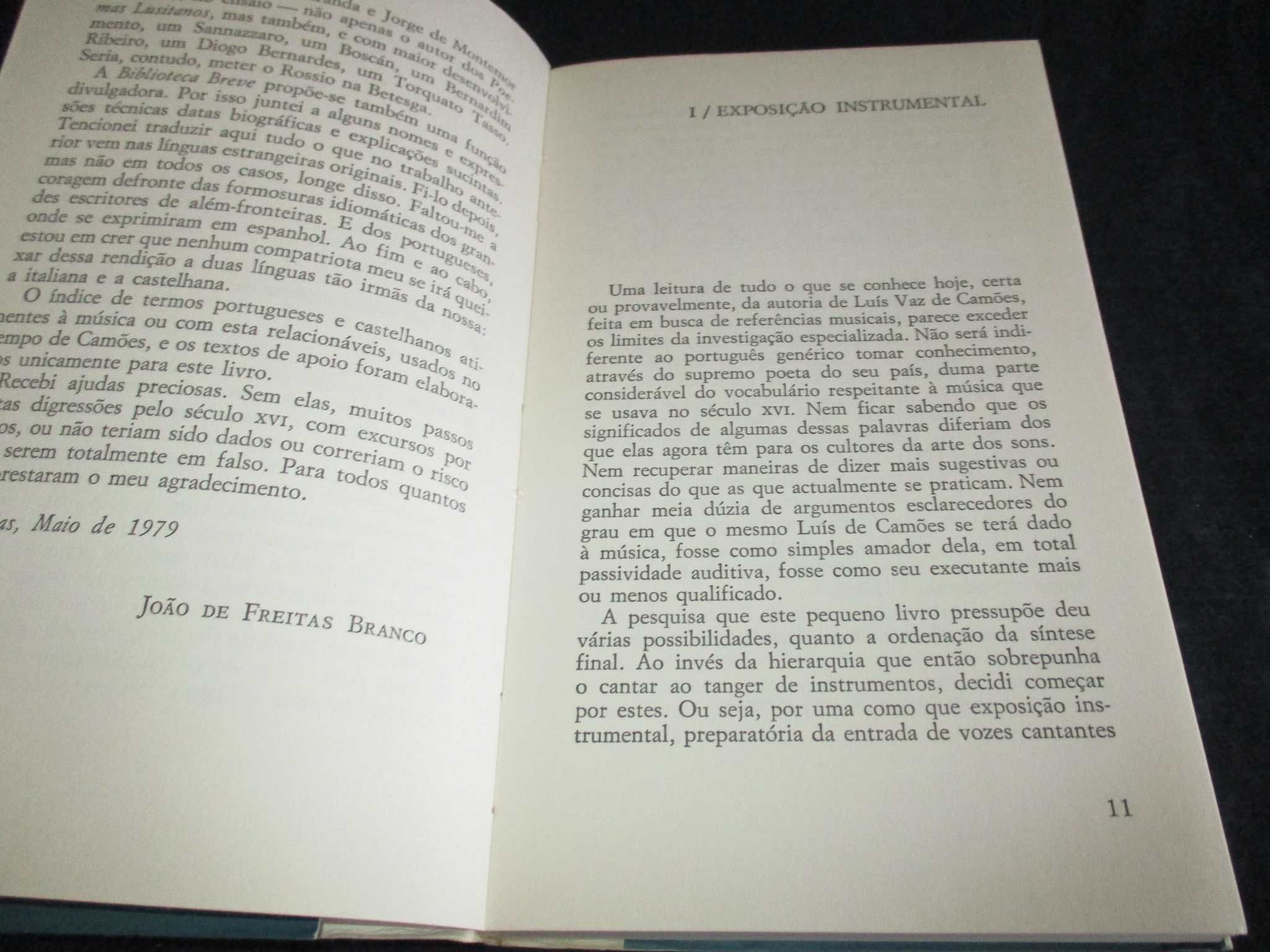 Livro A Música na obra de Camões João de Freitas Branco