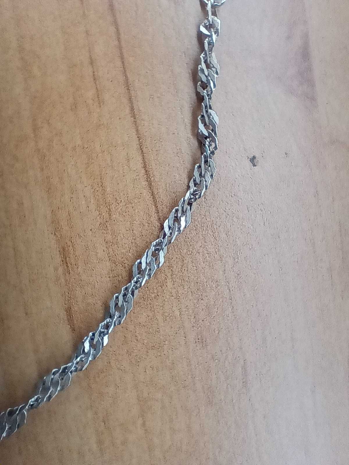 Łańcuszek srebrny 50 cm, 6.3 grama