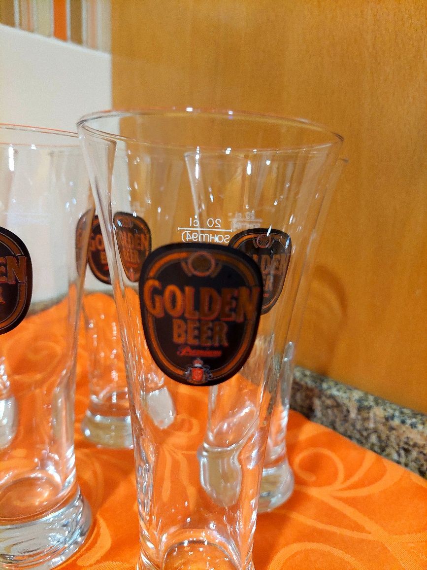 6 copos Golden Beer CTT grátis