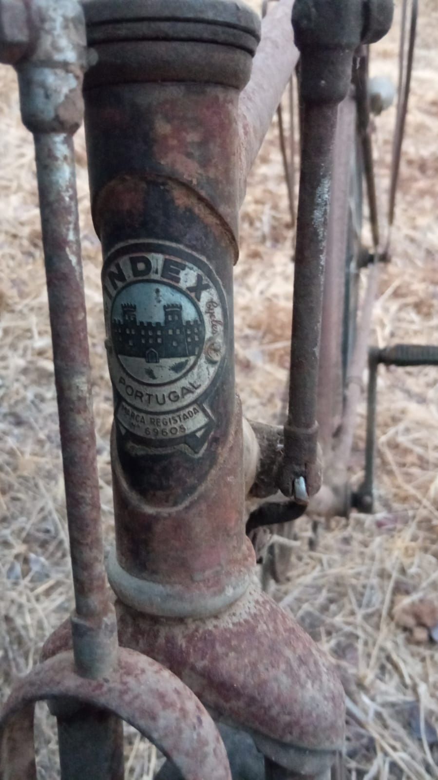 Bicicleta antiga INDEX com quase 100 anos a funcionar.