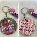 Porta chaves com foto personalizados estamparia