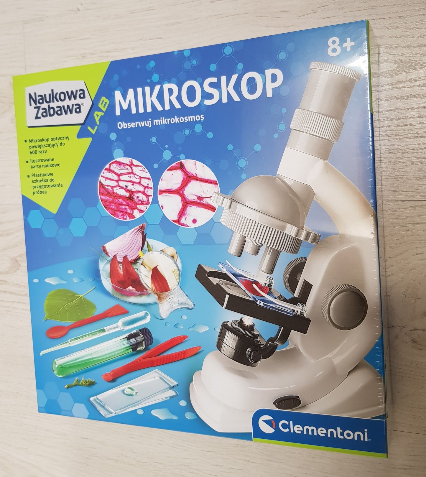 NOWE Mikroskop 8+ 3 obiektywy