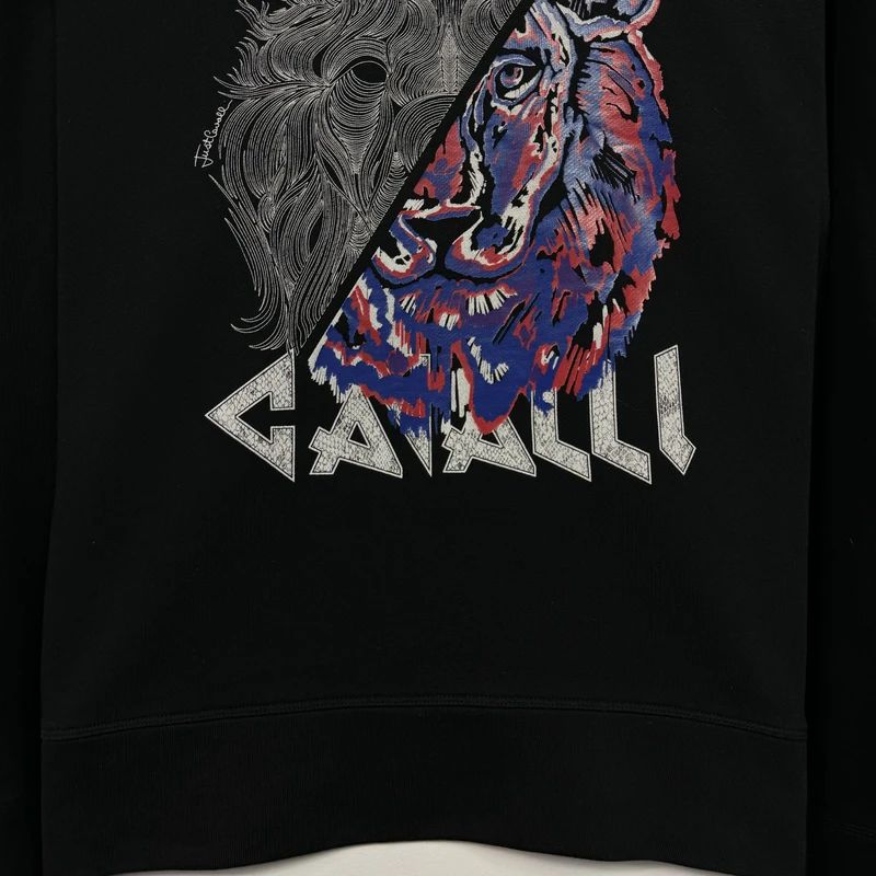 Bluza bez kaptura crewneck Just Cavalli