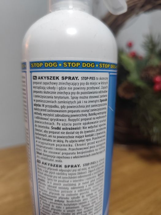 Spray odstraszający dla psa