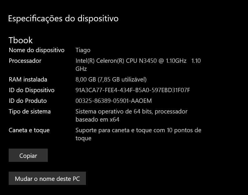 Portatil Teclast F5r