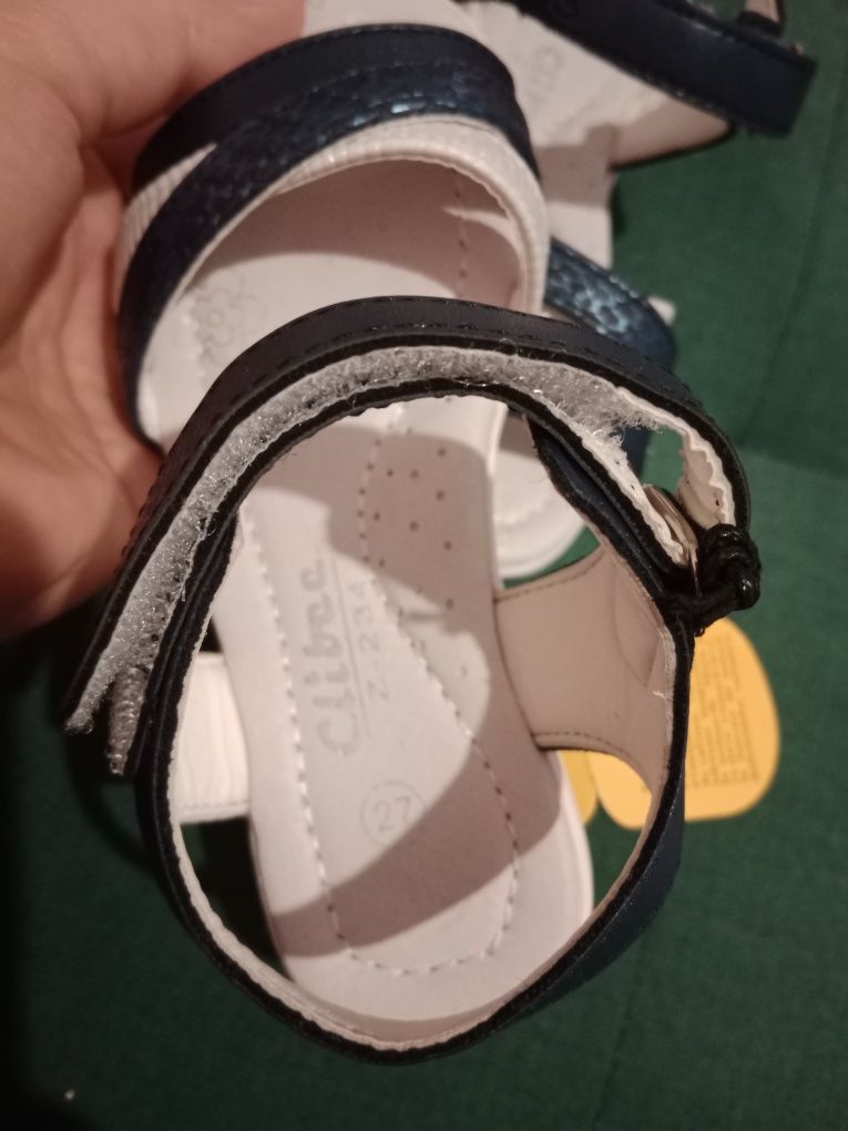 Sandały clibee nowe, rozm. 27, 16,5 cm