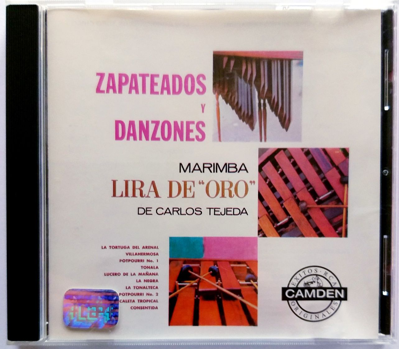 Zapateados Y Danzones Marimba Lira De Oro De Carlos Tejeda