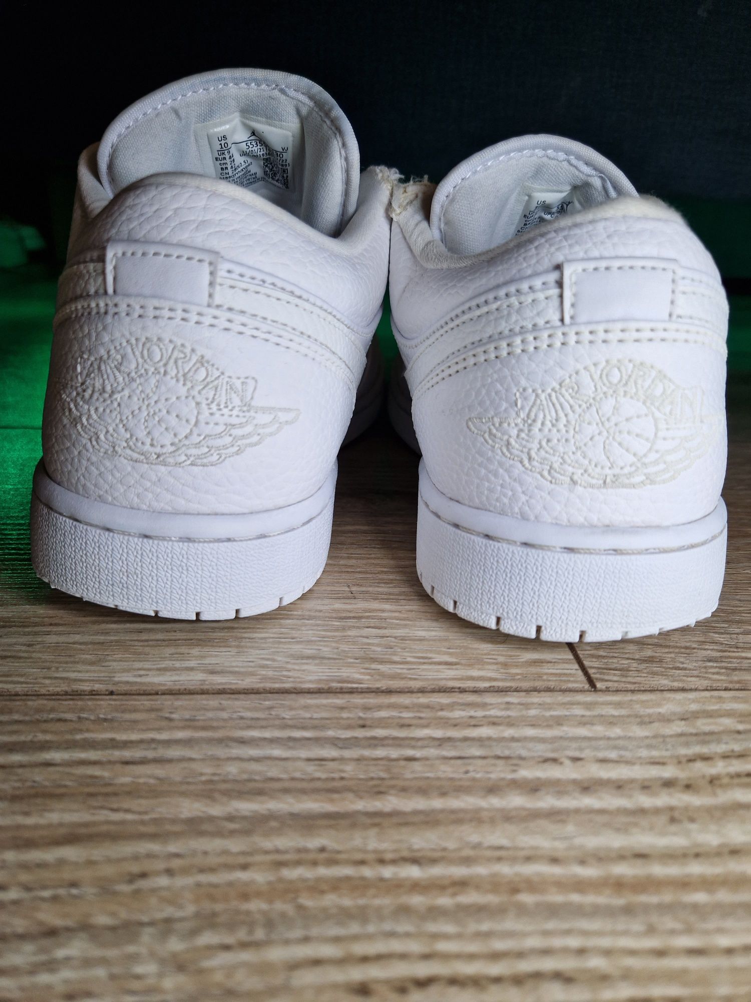 Nike Air Jordan 1 Low White Rozmiar 44