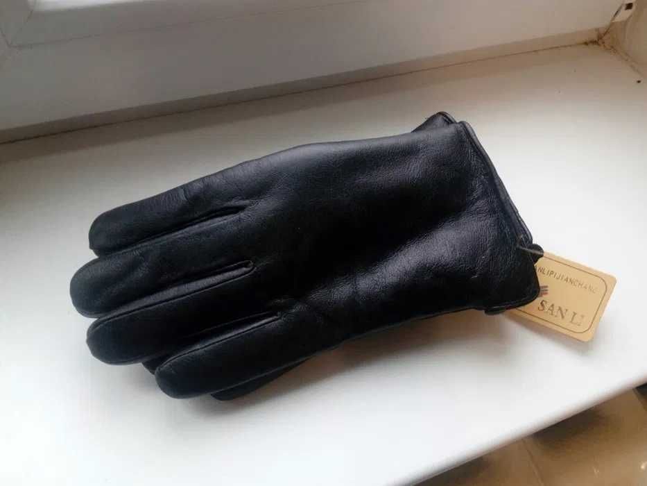 перчатки кожа теплые новые р-р 10,5