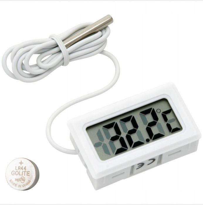 Nowy Termometr elektroniczny z sondą do akwarium terrarium domu