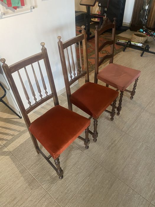 Conjunto de 3 Cadeiras Clássicas para Restaurar