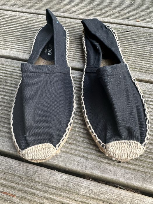 czarne espadryle 36