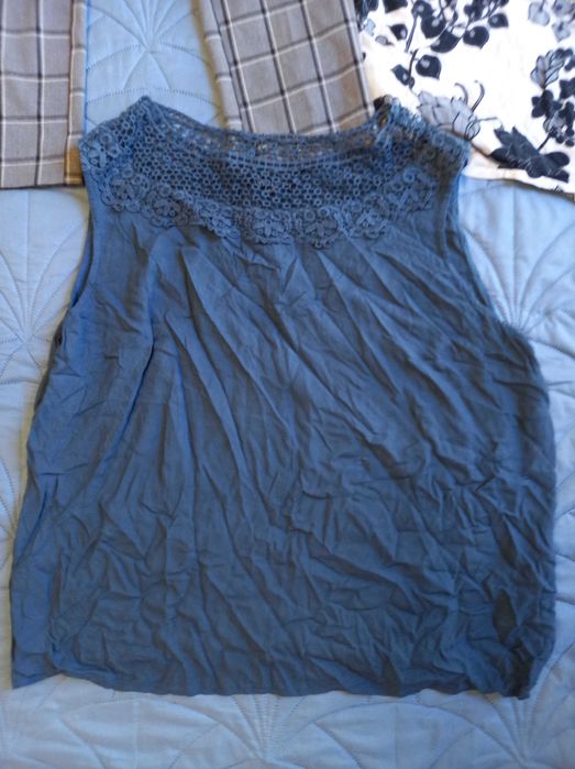 Spodnie eleganckie Stradivarius 44, bluzka Grennpoint 44/46 i gratis