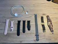 Braceletes / Pulseiras Apple Watch 42mm/44m + Cabo Carregador USB