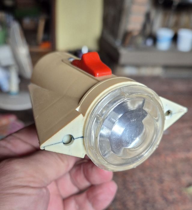 Lampa rowerowa "rakieta" z Romet Wigry Junior 1  75~76 r