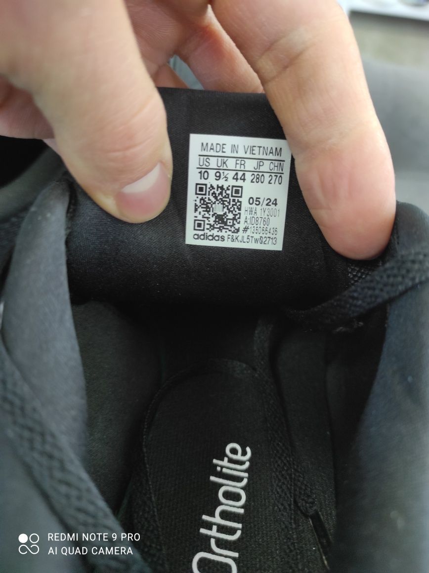ОРИГІНАЛ 100% Кросівки Adidas Galaxy 7 Running Black ID8760 44