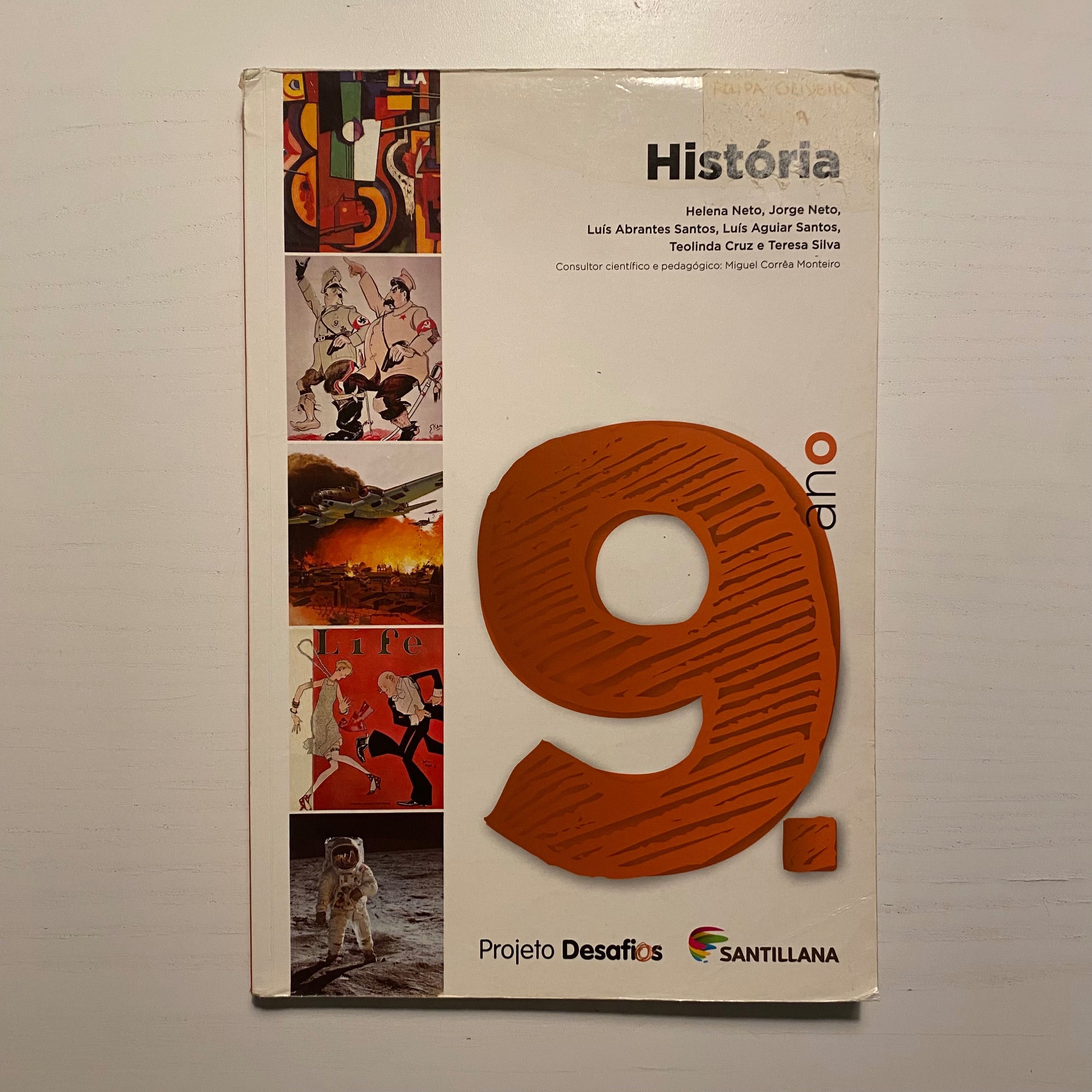 manual de história 9° ano Santillana