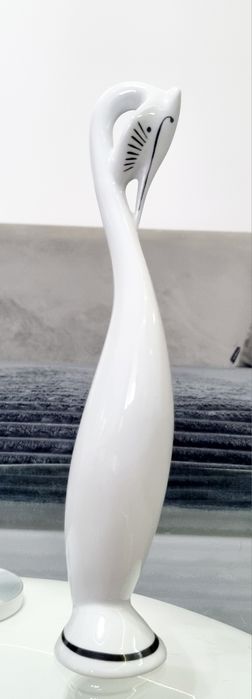 Sygnowana figurka Perkoz M. Naruszewicz Ćmielów 1957 r.