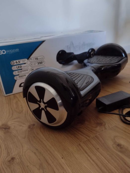 Elektryczna deskorolka hoverboard Goclever S6 USZKODZONA