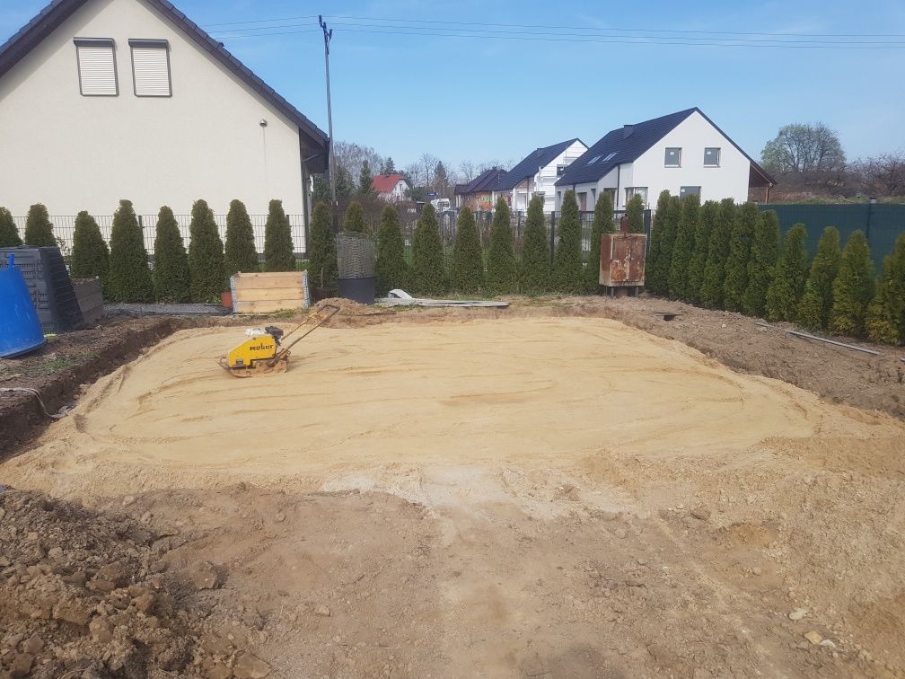Minikoparka roboty ziemne Wrocław, Długołęka, Trzebnica mini koparka