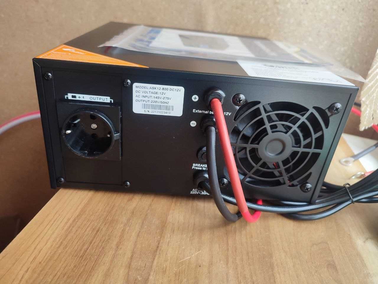 Инвертор с зарядным устройством Altek ASK12 500VA/400W чистый синус