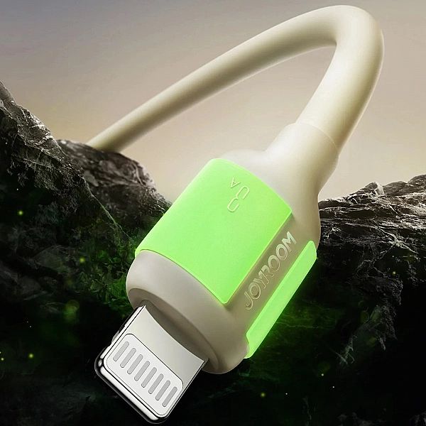 Kabel Joyroom S-A53/3A USB-A - Lightning z fluorescencyjną końcówką 2