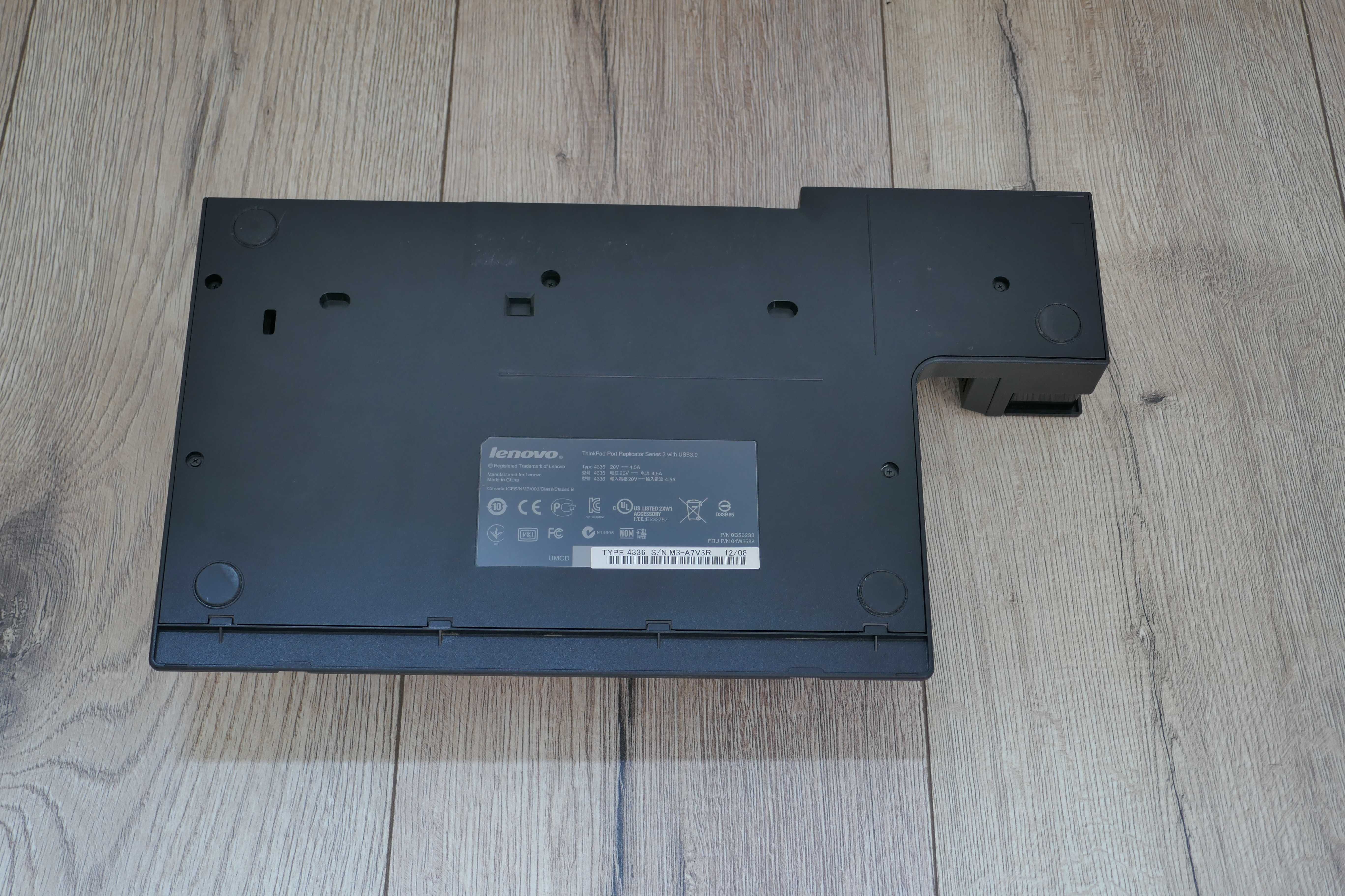 Stacja dokująca Lenovo Replikator portów ThinkPad seria 3 z USB 3.0
