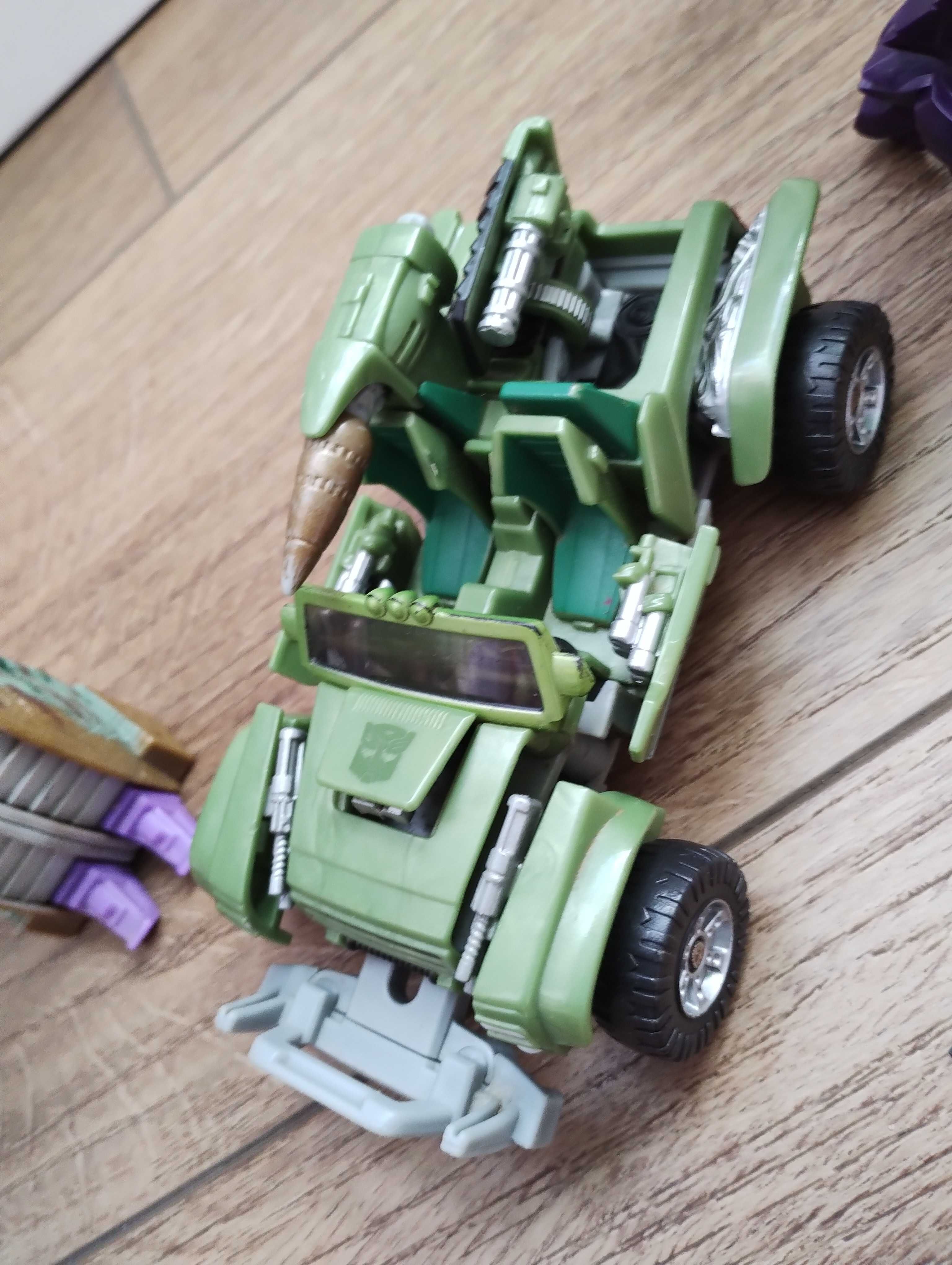 2x Transformers T-Rex figurka dinozaur robot i samochod
