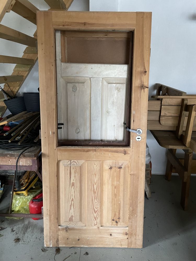 5 szt. Drzwi drewnianych starouzytecznych