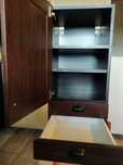 Szafka kuchenna (zestaw 2 szt.) Ikea Metod, z szufladami i witryną