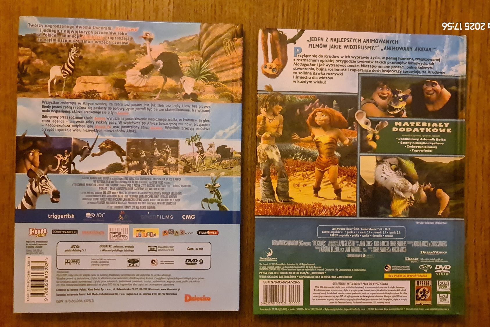 Bajki DVD Baranek Shaun Pingwiny z Madagaskaru Kumba Krudowie
