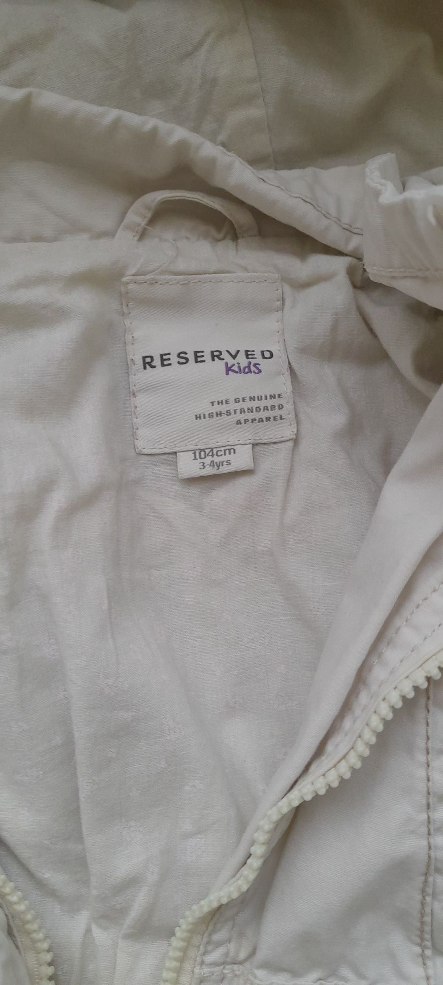 Kurtka wiatrówka, parka dziewczynka 104 reserved