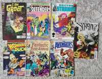 Zestaw komiksów Marvel Avengers Dr Strange Groot  Fantastic Four