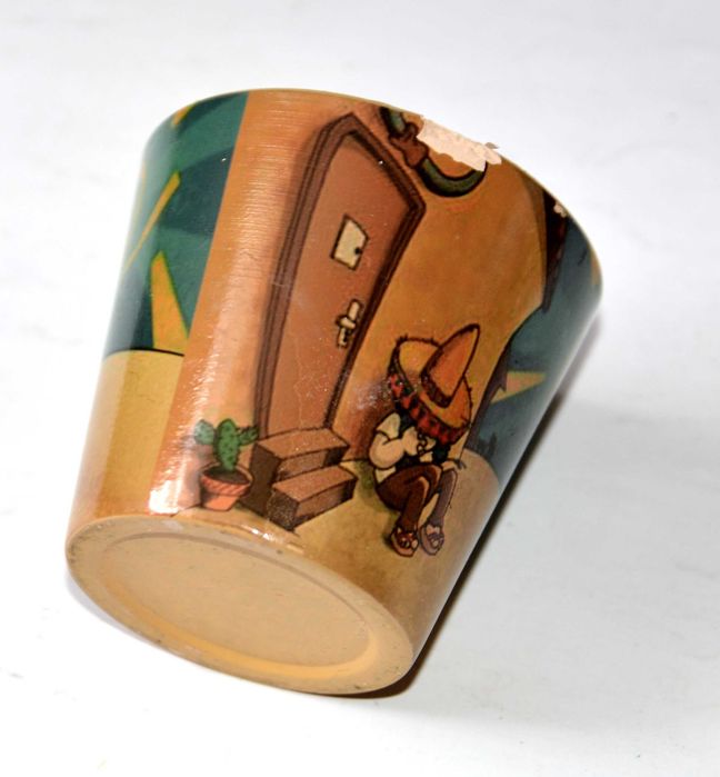 Ceramiczny Świecznik na wkład Tealight Mexico