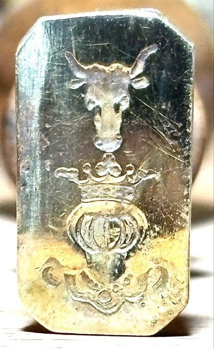 Pieczęć Herbu Bawola Głowa XIX w.