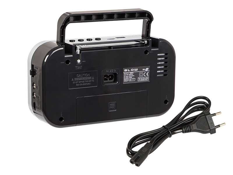 Radio sieciowo-bateryjne Blow RA12 AM, FM, Bluetooth, USB, microSD